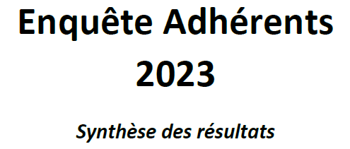 Vignette enquête adhérents 2023