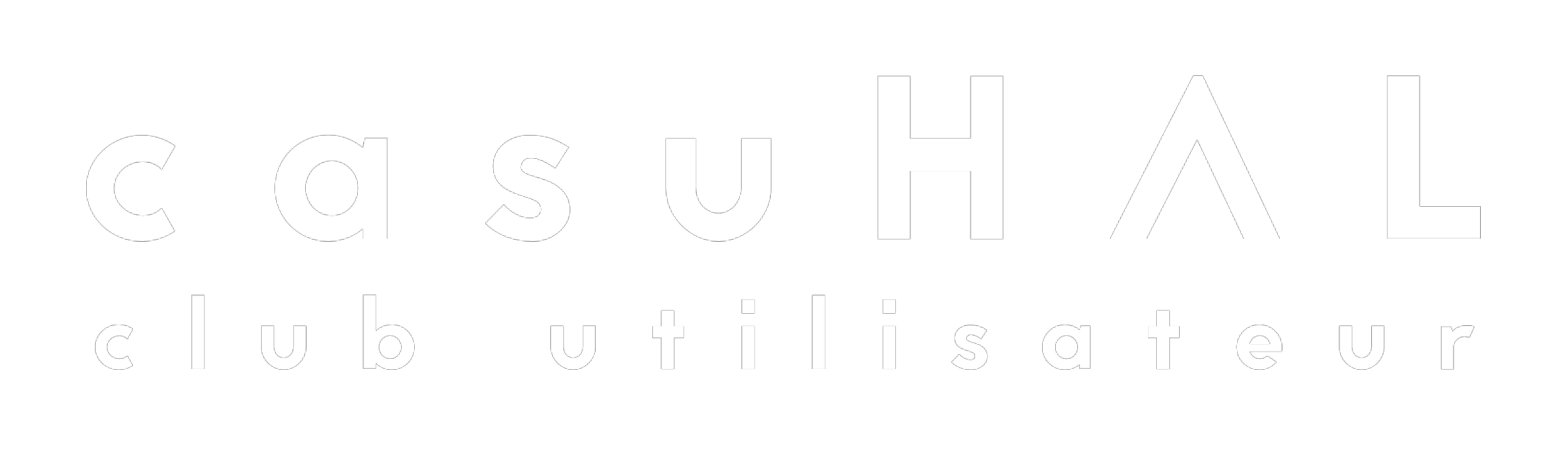Logo CasuHAL Blanc